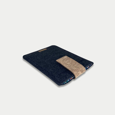 Hoes voor PocketBook InkPad Color | met magnetische sluiting en extra vak | antraciet - Colorful | Model "HAKA"