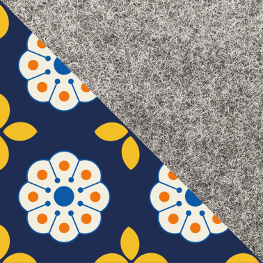 Hoes voor PocketBook Touch Lux 5 | met magnetische sluiting en extra vak | lichtgrijs - Bloom | Model "HAKA"