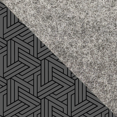 Telefoonhoesje met kaarthouder voor Xiaomi POCO C65 | lichtgrijs - tracks | model "ZIP"