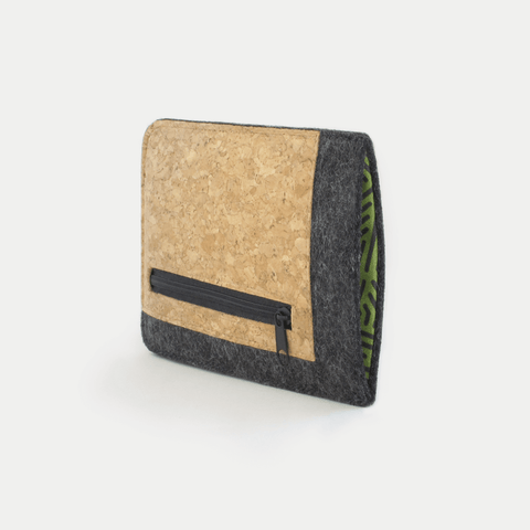 Handytasje met kaarthouder voor Motorola Edge 40 | antraciet - strepen | Model "ZIP"