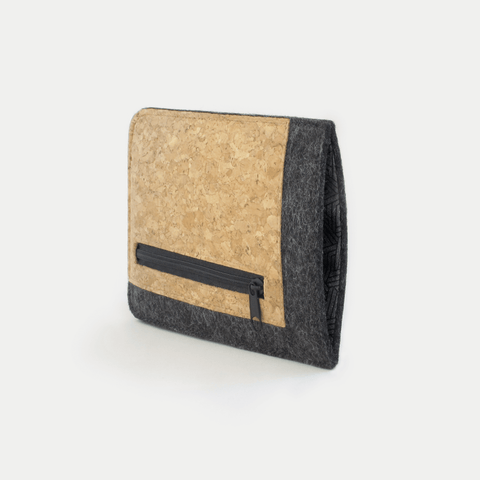 Telefoontas met kaartsleuf voor Samsung Galaxy S21 | antraciet - sporen | Model "ZIP"