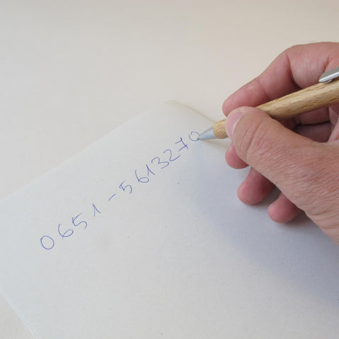 Duurzame balpen gemaakt van hout en metaal - Uma TREE