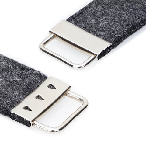 Vilten sleutelhanger | antraciet