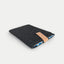 Hoes voor MacBook Pro M3 Max | met magnetische sluiting en extra vak  | antraciet - Vormen | Model "HAKA"