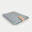 Hoesje voor MacBook Air 13 | met magnetische sluiting en extra vak  | lichtgrijs - Bloom | Model "HAKA"