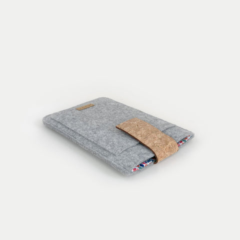 Hoes voor Kindle Paperwhite Kids 12e Gen | met magnetische sluiting en extra vak | lichtgrijs - Colorful | Model "HAKA"