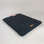 Tas voor Dynabook Tecra | met magnetische sluiting en extra vak  | antraciet - sporen | Model "HAKA"
