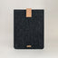 Tas voor Dynabook Tecra | met magnetische sluiting en extra vak  | antraciet - sporen | Model "HAKA"