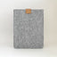 Hoesje voor MacBook Air 13 | met magnetische sluiting en extra vak  | lichtgrijs - Bloom | Model "HAKA"