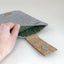 Hoes voor reMarkable Paper Pro | met magnetische sluiting en extra vak | lichtgrijs - Stipes | Model "HAKA"
