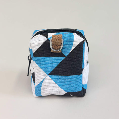 Mini-tasje voor koptelefoons & Co. | gemaakt van biologisch katoen | Ontwerpvormen | PocketCube-model