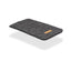 Telefoonhoesje voor Samsung Galaxy M02 | van vilt en biologisch katoen | antraciet - tracks | model "LET"