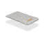Telefoonhoesje voor Samsung Galaxy Z Flip4 | van vilt en biologisch katoen | lichtgrijs - kleurrijk | model "LET"