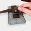 Mobiele heuptas voor Samsung Galaxy S22 Ultra | met magneetsluiting en kaarthouder | lichtgrijs | model CLIP