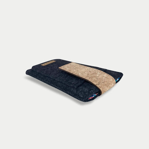 Telefoonhoesje voor Samsung Galaxy M52 | met magneetsluiting en extra vak | antraciet - Colorful | model HAKA