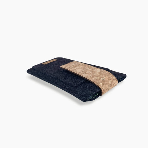 Telefoonhoesje voor Samsung Galaxy A16 | met magneetsluiting en extra vak | antraciet - Strepen | Model HAKA