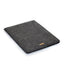 Case voor MacBook Pro M3 16.2 | gemaakt van vilt en biologisch katoen | antraciet - strepen | Model "LET"