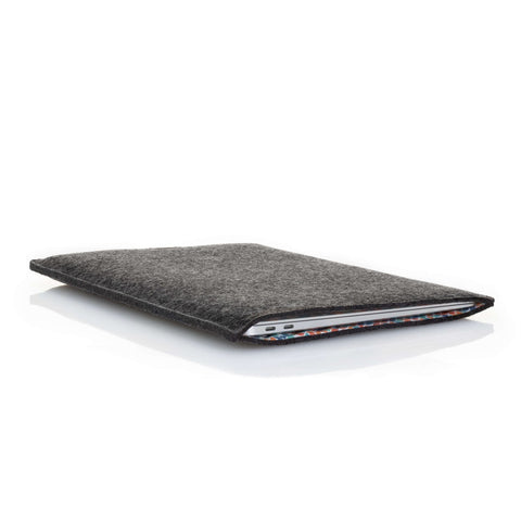 Tas voor HP EliteBook | gemaakt van vilt en biologisch katoen | antraciet - Kleurrijk | Model "LET"
