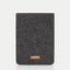 Hoes voor PocketBook Verse Lite | van vilt en biologisch katoen | antraciet - sporen | Model "LET"