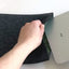Case voor iPad Air - 4e generatie | gemaakt van vilt en biologisch katoen | antraciet - bloei | Model "LET"