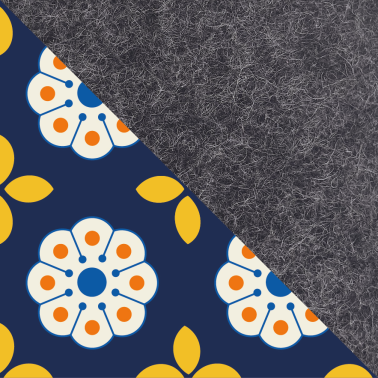 Hoesje voor MacBook Air M2 15 | met magnetische sluiting en extra vak  | antraciet - Bloom | Model "HAKA"