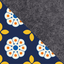Op maat gemaakte tablethoes | met magnetische sluiting en extra vak | antraciet - Bloom | Model "HAKA"