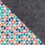 Telefoonhoesje voor Samsung Galaxy M02 | met magneetsluiting en extra vak | antraciet - Colorful | model HAKA