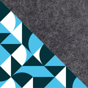 Telefoonhoesje met kaarthouder voor Samsung Galaxy Z Fold4 | antraciet - shapes | Model "ZIP"