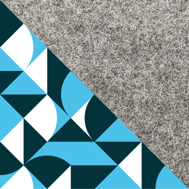 Hoes voor reMarkable Paper Pro | met magnetische sluiting en extra vak | lichtgrijs - Shapes | Model "HAKA"