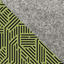 Schoudertas voor Google Pixel Fold | van vilt en biologisch katoen | lichtgrijs - stripes | Model KEDJA