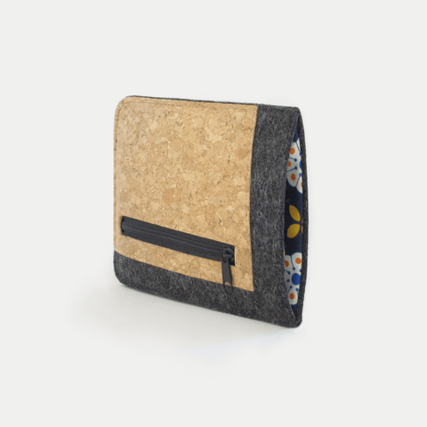 Telefoontas met kaartsleuf voor Google Pixel 6a | antraciet - bloei | Model "ZIP"