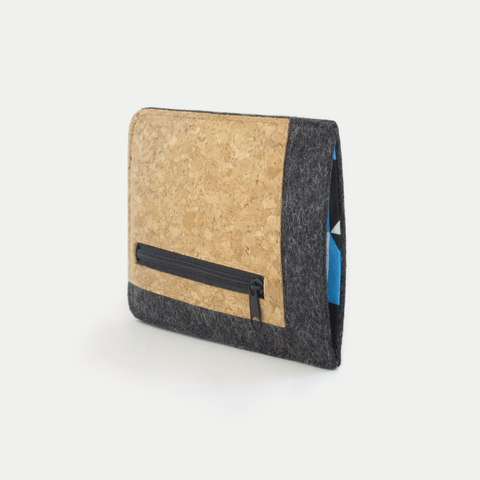 Telefoontas met kaarthouder voor Google Pixel 6a | antraciet - vormen | Model "ZIP"