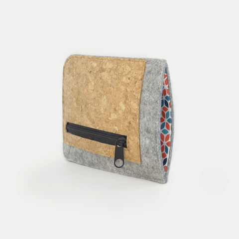 Telefoontas met kaartsleuf voor iPhone 12 | lichtgrijs - kleurrijk | Model "ZIP"
