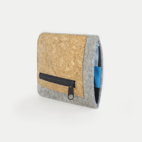 Telefoontas met kaarthouder voor Google Pixel 6a | lichtgrijs - vormen | Model "ZIP"