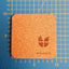 Vilt en kurk coasters | Set van 2 | 10x10cm | antraciet