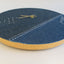 Wanduhr Wabi Sabi Denim rond 30 cm | Denim - goud | Ontwerp: Yokohama