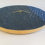 Wanduhr Wabi Sabi Denim rond 30 cm | Denim - goud | Ontwerp: Sapporo