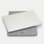 Hoes voor MacBook Air M2 13,6" | gemaakt van vilt en biologisch katoen | lichtgrijs - Kleurrijk | Model "LET"