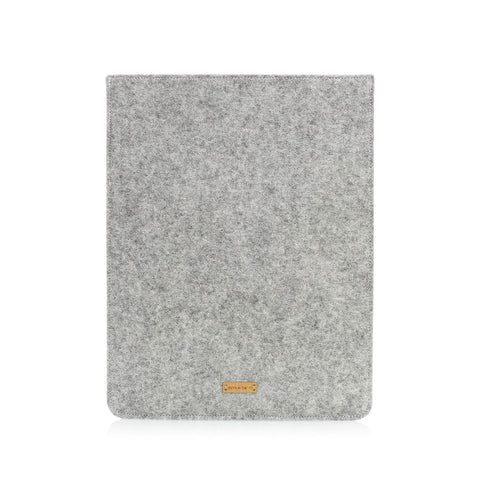 Hoesje voor MacBook Air 13 | gemaakt van vilt en biologisch katoen | lichtgrijs - Kleurrijk | Model "LET"