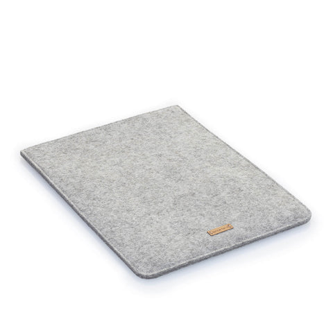 Hoesje voor MacBook Air 13 | gemaakt van vilt en biologisch katoen | lichtgrijs - Kleurrijk | Model "LET"