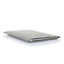 Hoesje voor MacBook Pro 16 | gemaakt van vilt en biologisch katoen | lichtgrijs - strepen | Model "LET"