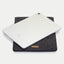 Case voor iPad Air - 4e generatie | gemaakt van vilt en biologisch katoen | antraciet - bloei | Model "LET"