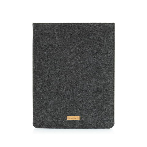 Hoesje voor Galaxy Tab S9 | gemaakt van vilt en biologisch katoen | antraciet - kleurrijk | Model "LET"