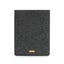Hoesje voor Galaxy Tab Active 3 | gemaakt van vilt en biologisch katoen | antraciet - bloei | Model "LET"