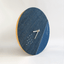 Wanduhr Wabi Sabi Denim rond 30 cm | Denim - goud | Ontwerp: Yokohama
