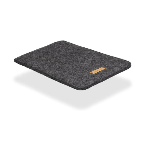 Etui voor PocketBook InkPad 3 | gemaakt van vilt en biologisch katoen | antraciet - vormen | Model "LET"