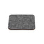 Vilt en kurk coasters | Set van 2 | 10x10cm | antraciet